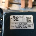 KUBOTA D1703 variklis (NAUJAS)