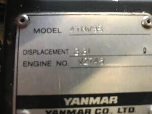 YANMAR 4TNV98 variklis (NAUJAS)