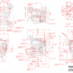 YANMAR 3TNV84T variklis (NAUJAS)