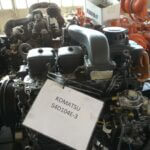 KOMATSU S4D104E-3 variklis (RESTAURUOTAS)