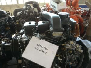 KOMATSU S4D104E-3 variklis (RESTAURUOTAS)