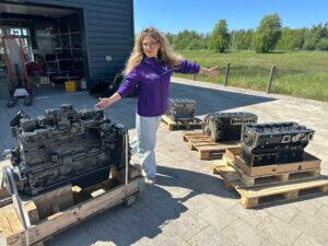 DEUTZ TCD6.1L6 VARIKLIO BLOKAS, VOLVO L70H FRONTALINIAM KRAUTUVUI (Naudotas)