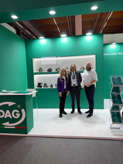TECH4S komanda DAG stende parodoje „Automechanika Frankfurt 2026“