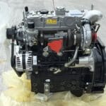 Perkins 404D-22T GP65433 variklis 44,7 kW – vaizdas iš turbinos pusės