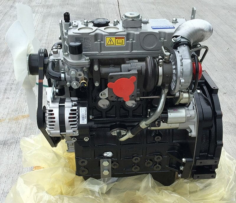 Perkins 404D-22T GP65433 variklis 44,7 kW – vaizdas iš turbinos pusės